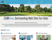 Tablet Screenshot of clubview.co.uk